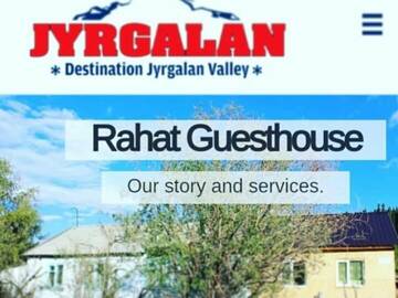 Фотографии Гостевой дом Rahat Guesthouse г. Dzhergalan (Киргизия) №1 Фото Гостевой дом Rahat Guesthouse г. Dzhergalan 1